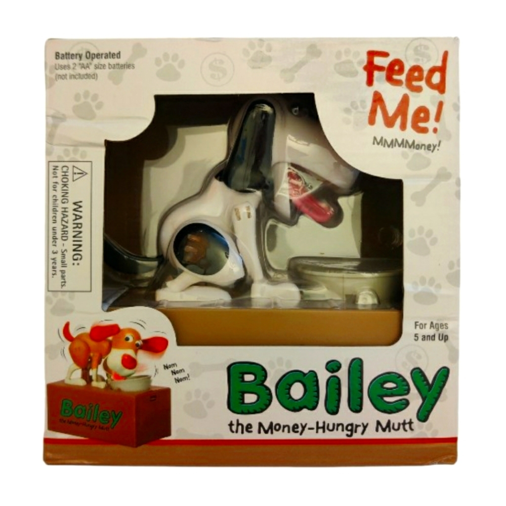 Bailey The Money Hungry Mutt Electronic Bank